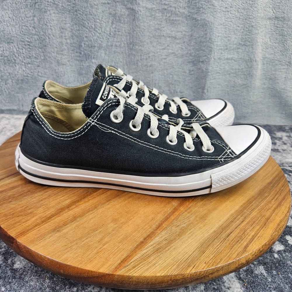 Converse Chuck Taylor All Star Mens Size 6 Womens 8 Black Low Top Shoes Sneakers